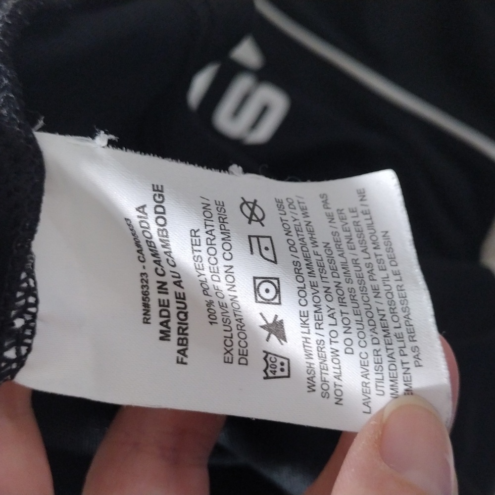 Nike Black Full Zip Track Jacket Campton United SC # 24 size boys Small - Picture 10 of 10